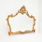 Antique Italian Gilt Wood Mirror