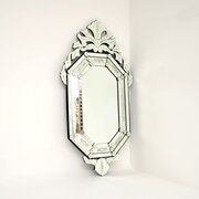 Antique Italian Venetian Murano Glass Mirror