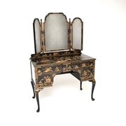 Antique Lacquered Chinoiserie Dressing Table