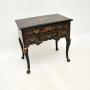 Antique Lacquered Chinoiserie Lowboy Side Table