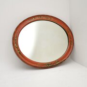 Antique Lacquered Chinoiserie Mirror