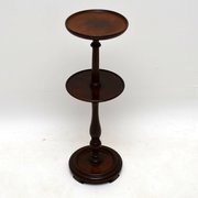Antique Mahogany 2 Tier Wine Table