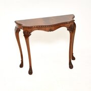 Antique Mahogany Console Side Table