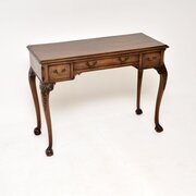 Antique Mahogany Lowboy Console Table