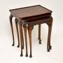 Antique Mahogany Nest of Three Tables