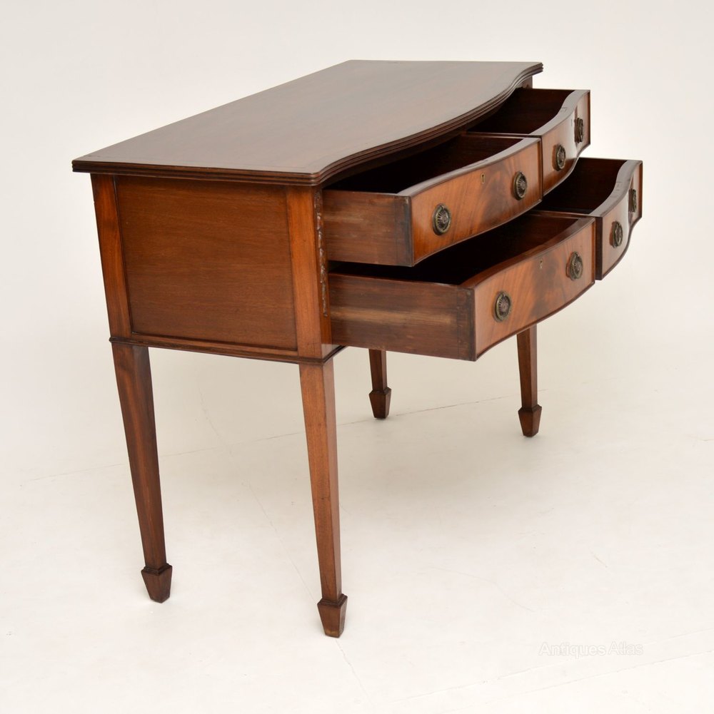 Antique Mahogany Sideboard / Server Table Antiques Atlas