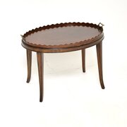 Antique Mahogany Tray Top Coffee Table