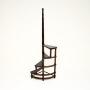 Antique Mahogany and Leather Library Steps