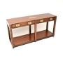 Antique Military Campaign Style Console Table