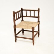 Antique Oak Bobbin Chair