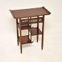 Antique Oriental Style Mahogany Side Table