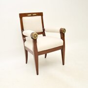 Antique Regency Period Mahogany Armchair