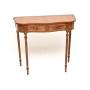 Antique Regency Style Burr Walnut Console Table