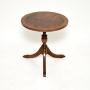 Regency Style Burr Walnut Side Table
