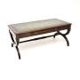 Antique Regency Style Leather Top Coffee Table
