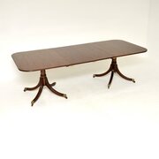 Antique Regency Style Mahogany Dining Table