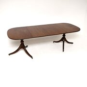Antique Regency Style Mahogany Dining Table