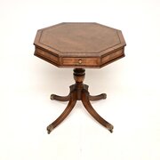 Antique Regency Style Mahogany Leather Top Table