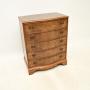 Antique Serpentine Burr Walnut Chest of Drawers