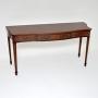 Sheraton Style Inlaid Mahogany Console Table