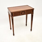 Antique Sheraton Style Mahogany Side Table