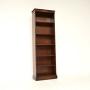  Slim Mahogany Open Bookcase