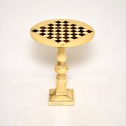 Antique Solid Marble Chess Table
