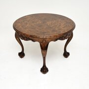 Antique Swedish Satin Birch Coffee Table