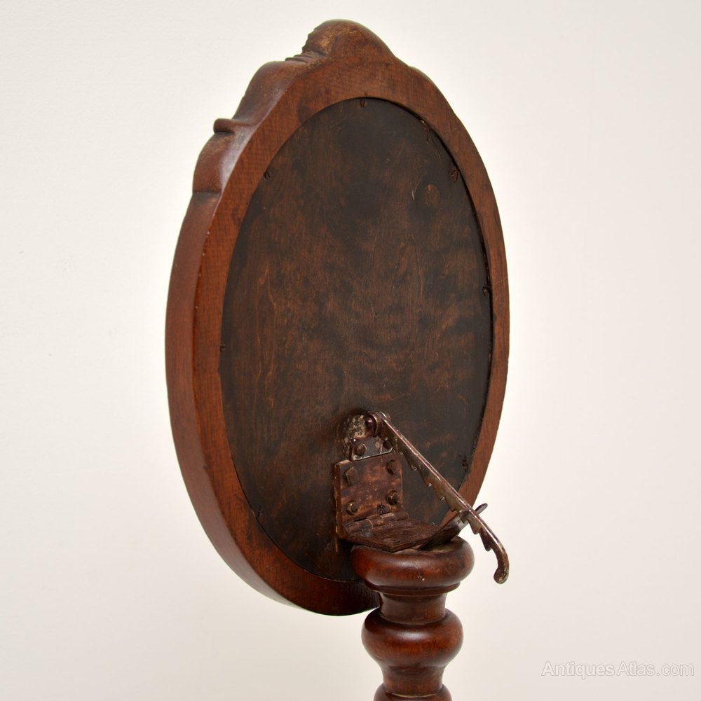 Antiques Atlas Antique Victorian Carved Mahogany Shaving Mirror