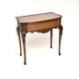 Antique Victorian Carved Walnut Console Side Table