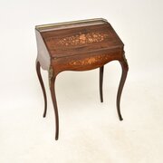 Antique Victorian Inlaid Rosewood Bureau
