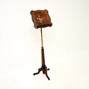 Antique Victorian Inlaid Rosewood Music Stand