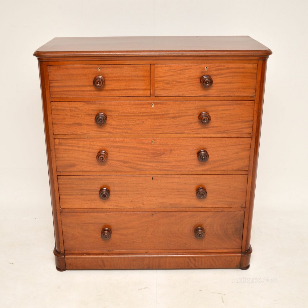 Antique Victorian Mahogany Chest Of Drawers Antiques Atlas