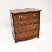 Antique Victorian Mahogany Chest Of Drawers