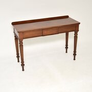 Antique Victorian Mahogany Console Table