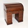 Antique Victorian Mahogany Cylinder Top Desk
