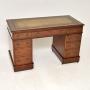 Antique Victorian Mahogany Pedestal Desk