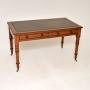 Antique Victorian Mahogany Writing Table / Desk