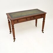Antique Victorian Mahogany Writing Table / Desk