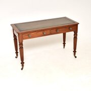 Antique Victorian Mahogany Writing Table / Desk