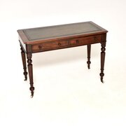 Antique Victorian Mahogany Writing Table / Desk
