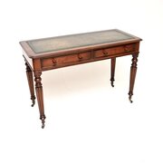 Antique Victorian Mahogany Writing Table / Desk