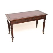 Antique Victorian Mahogany Writing Table  Desk