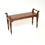 Antique Victorian Oak Bench / Stool