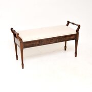 Antique Victorian Rosewood Piano Stool / Bench