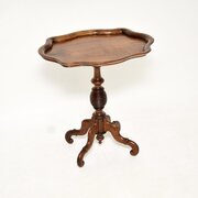Antique Victorian Walnut Occasional Side Table