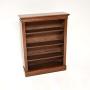 Antique Victorian Walnut Open Bookcase