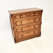 Antique Walnut Chest Of Drawers