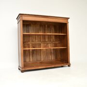 Antique Walnut Open Bookcase