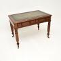 Antique William IV Mahogany Leather Top Desk